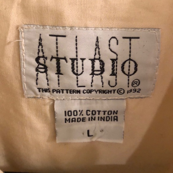 At Last Studio hippie boho southwest vest lg Sz - Picture 2 of 5